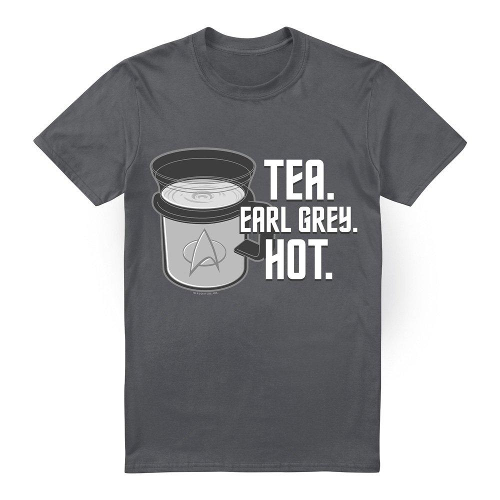Charcoal - Star Trek - Star Trek Earl Grey Unisex T Shirt Charcoal - 4