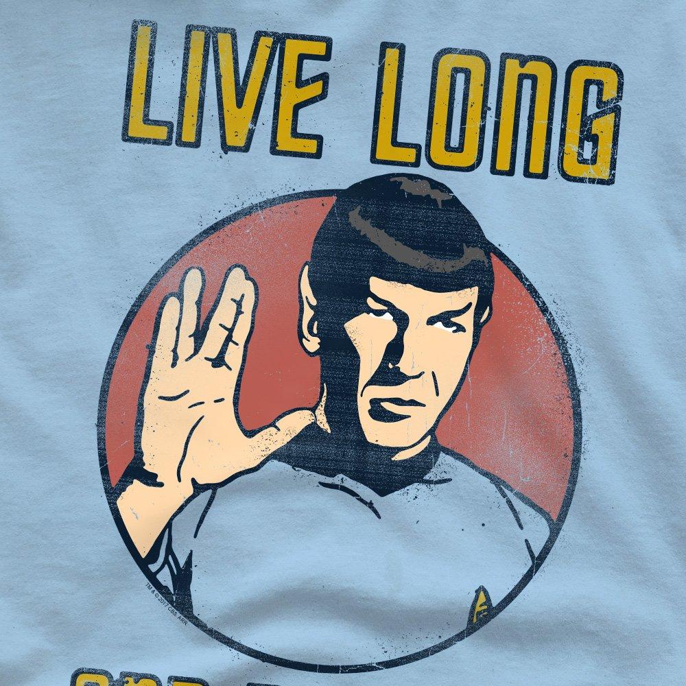 Light Blue - Star Trek - Star Trek Long Life Unisex T Shirt Light Blue - 2