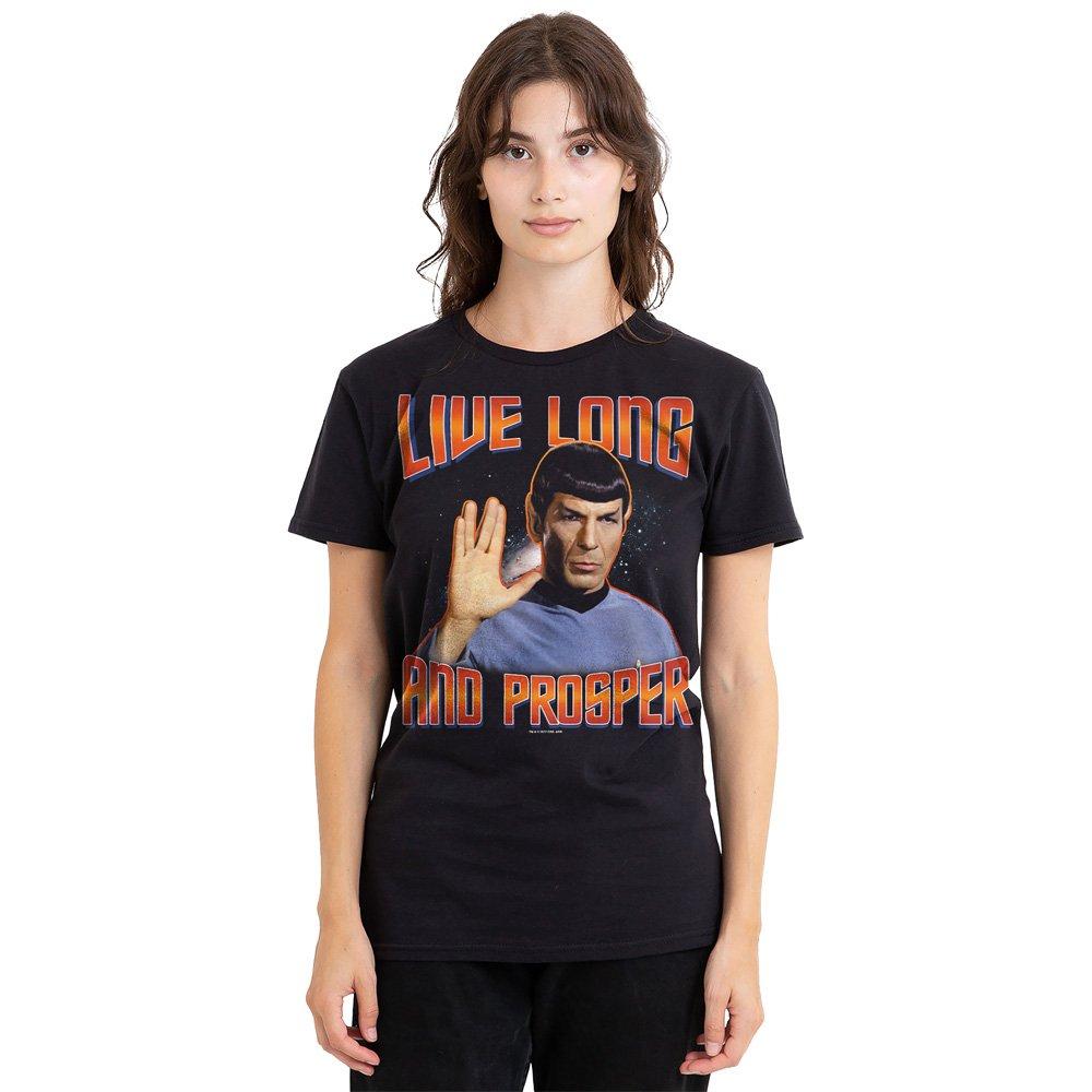 Black - Star Trek - St Original Live Long And Prosper T-Shirt Black - 1