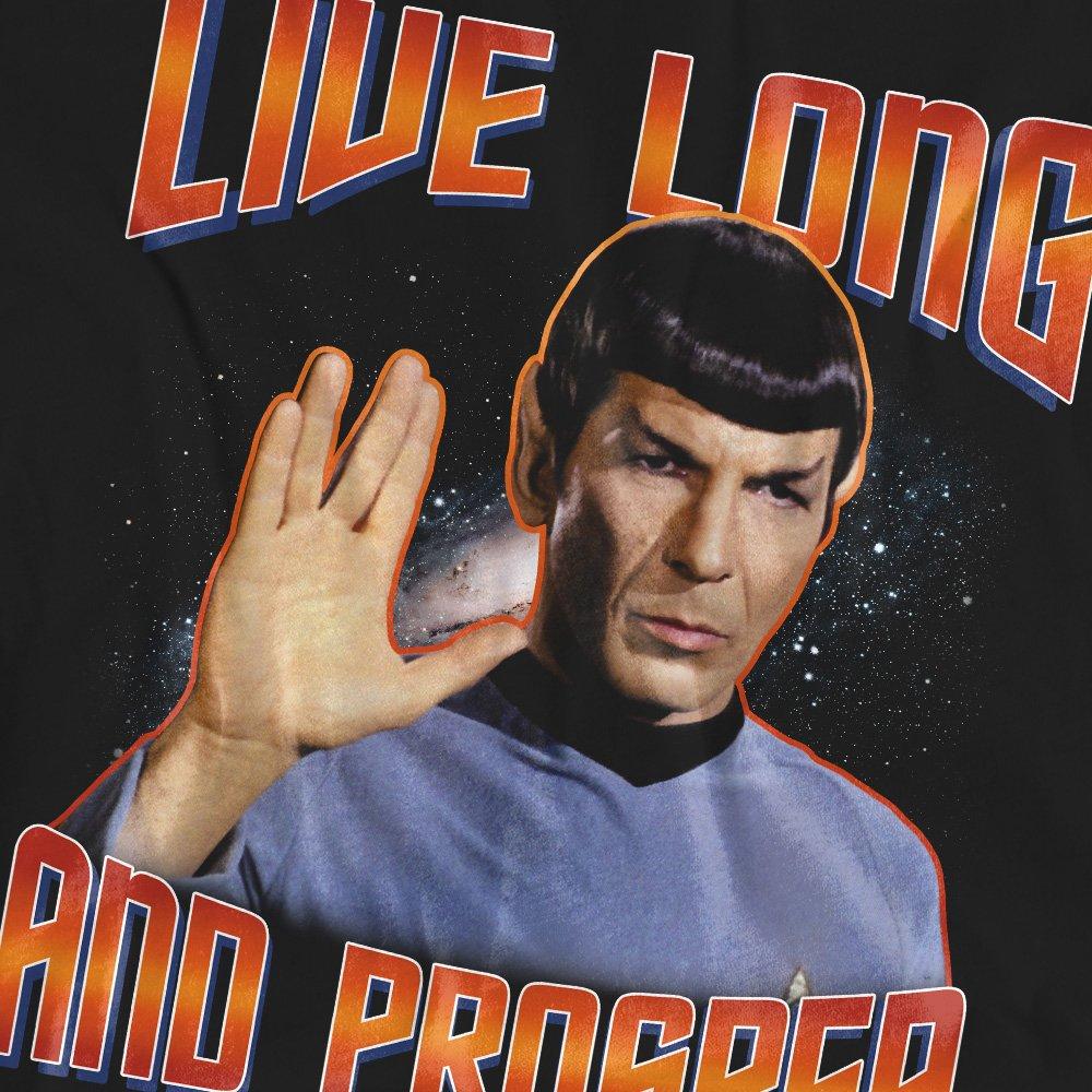 Black - Star Trek - St Original Live Long And Prosper T-Shirt Black - 2