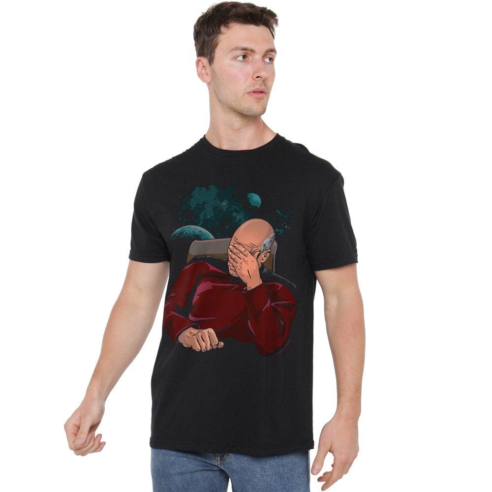 Black - Star Trek - Star Trek Facepalm Unisex T Shirt Black - 1