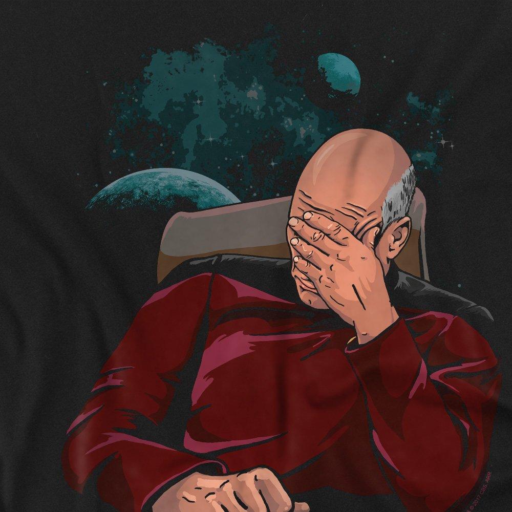 Black - Star Trek - Star Trek Facepalm Unisex T Shirt Black - 2