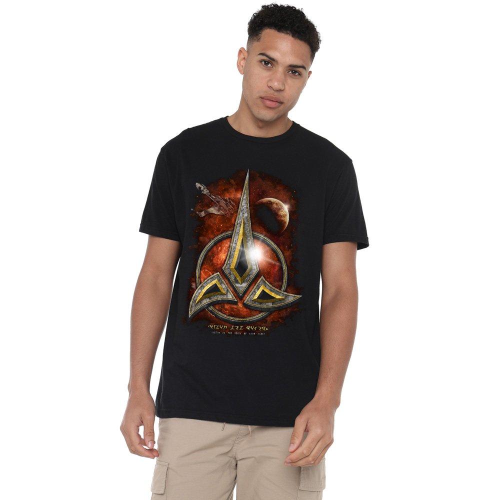 Black - Star Trek - Star Trek Klingon Crest Unisex T Shirt Black - 1