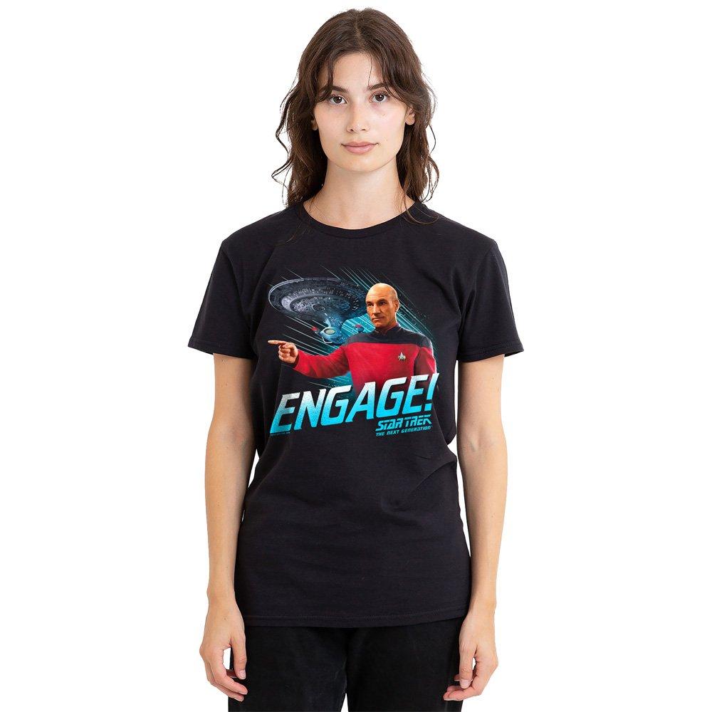 Black - Star Trek - Star Trek Engage T-Shirt Black - 1