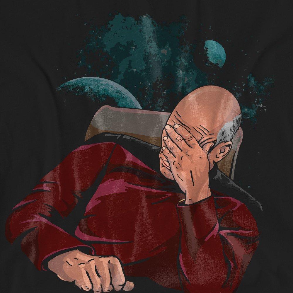 Black - Star Trek - Star Trek Facepalm T-Shirt Black - 2