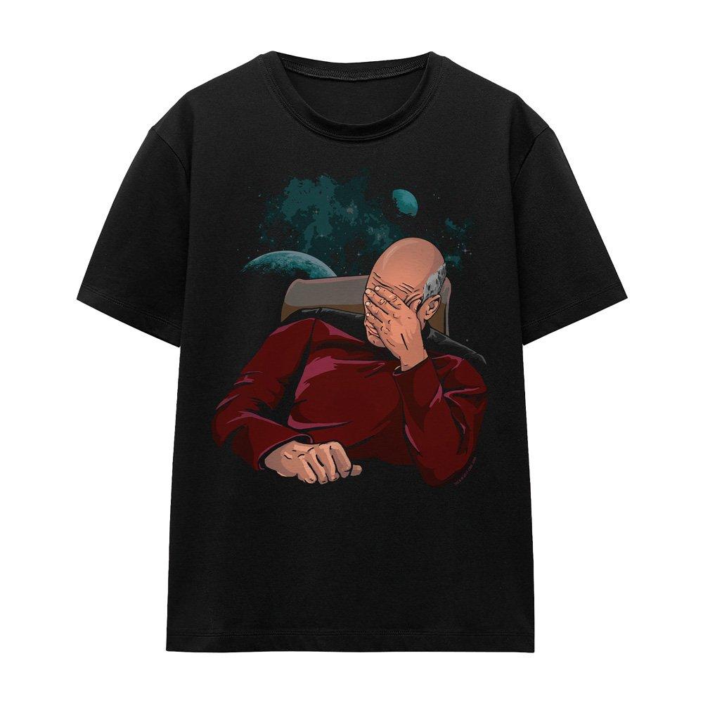 Black - Star Trek - Star Trek Facepalm T-Shirt Black - 4