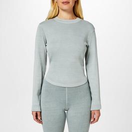 Reebok Classics Ribbed Long Sleeve Top Womens