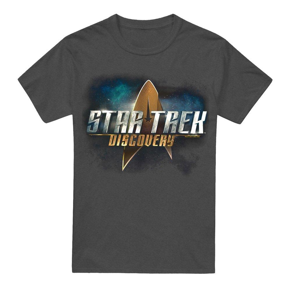 Charcoal - Star Trek - Star Trek Discovery Discovery Logo-Adult Heather - 4