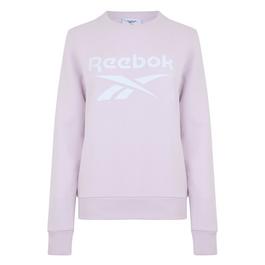 Reebok Identity Logo French Terry Crew Sweatshirt Hoody Womens