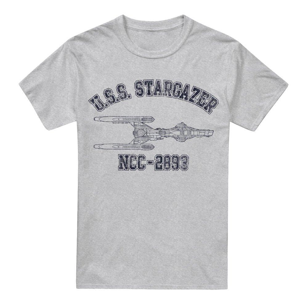 Light Grey - Star Trek - Star Trek Stargazer Athletic Unisex T Shirt Athle - 4