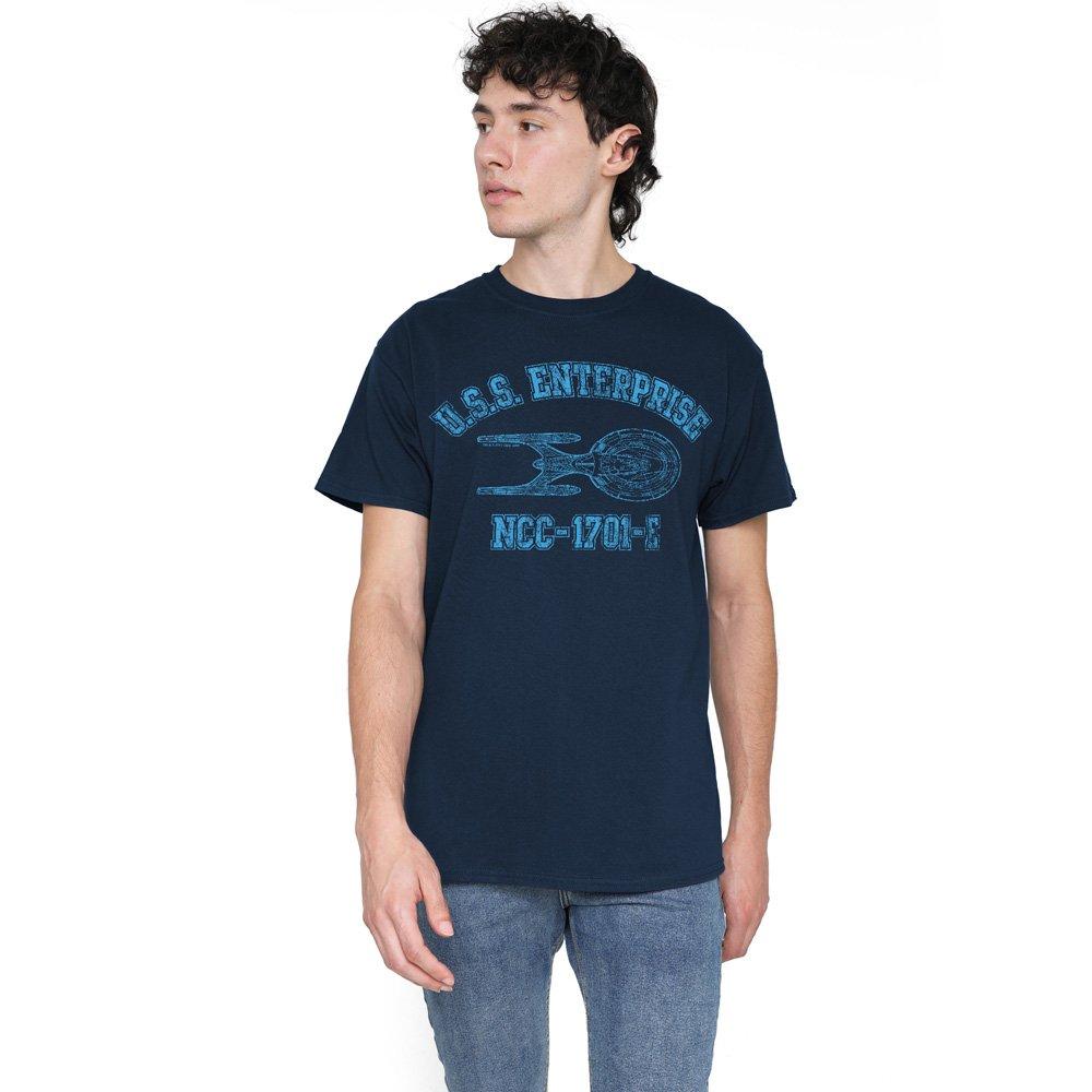 Navy - Star Trek - Star Trek Enterprise E Athletic Unisex T Shirt Na - 1