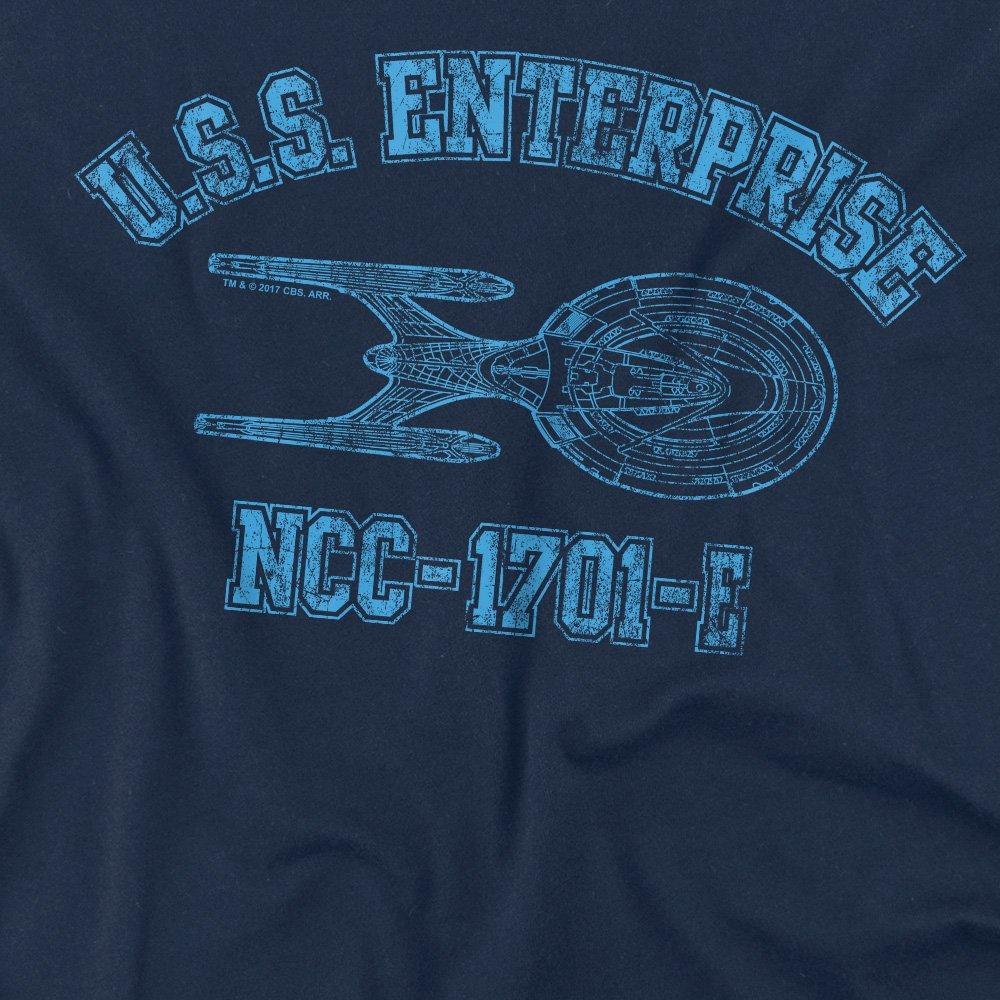 Navy - Star Trek - Star Trek Enterprise E Athletic Unisex T Shirt Na - 2