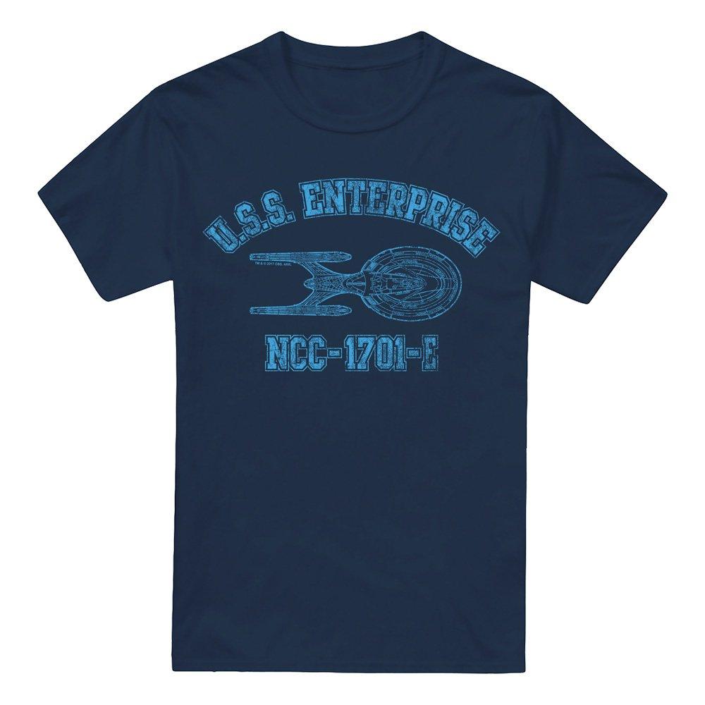 Navy - Star Trek - Star Trek Enterprise E Athletic Unisex T Shirt Na - 4