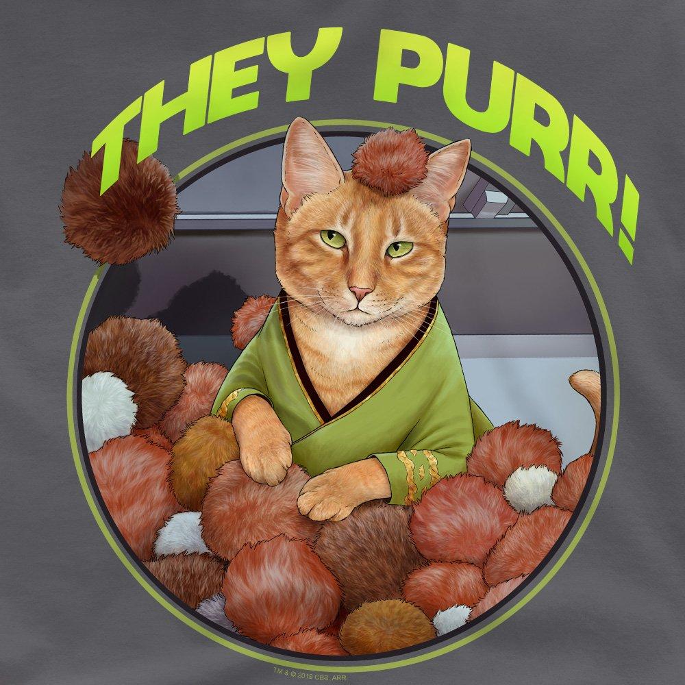 Charcoal - Star Trek - Star Trek The Purr T Shirt Charcoal - 2