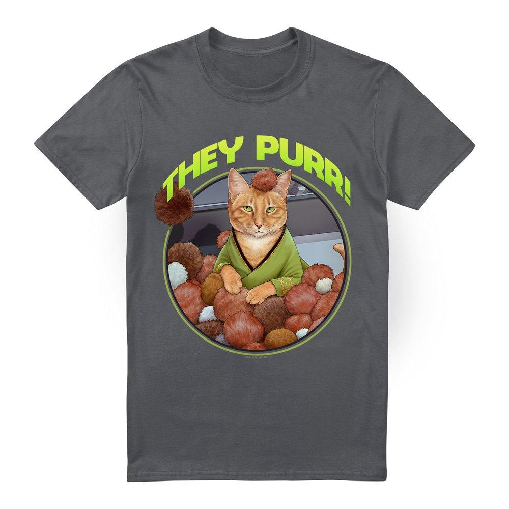Charcoal - Star Trek - Star Trek The Purr T Shirt Charcoal - 4