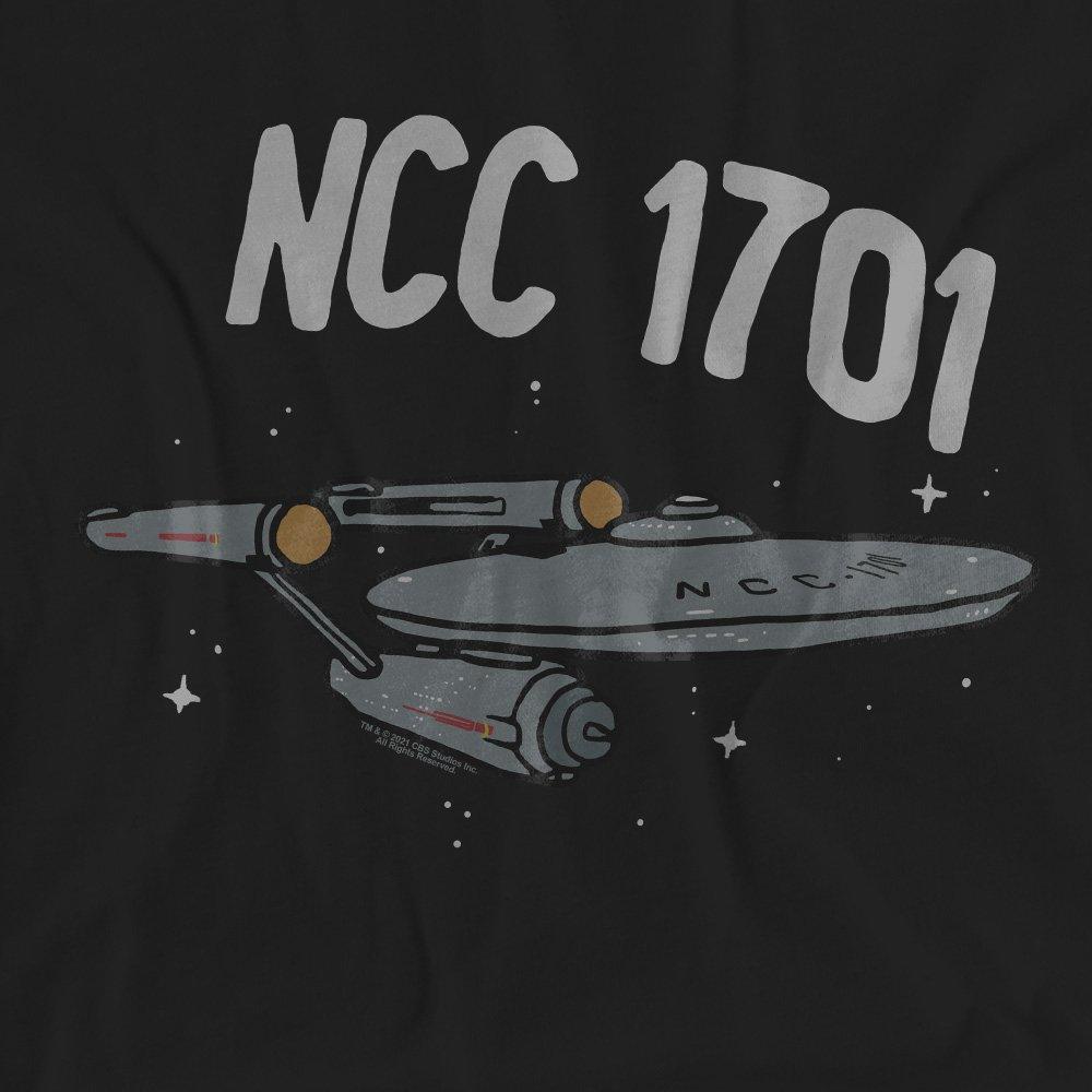 Black - Star Trek - Star Trek The First Enterprise T-Shirt Black - 2