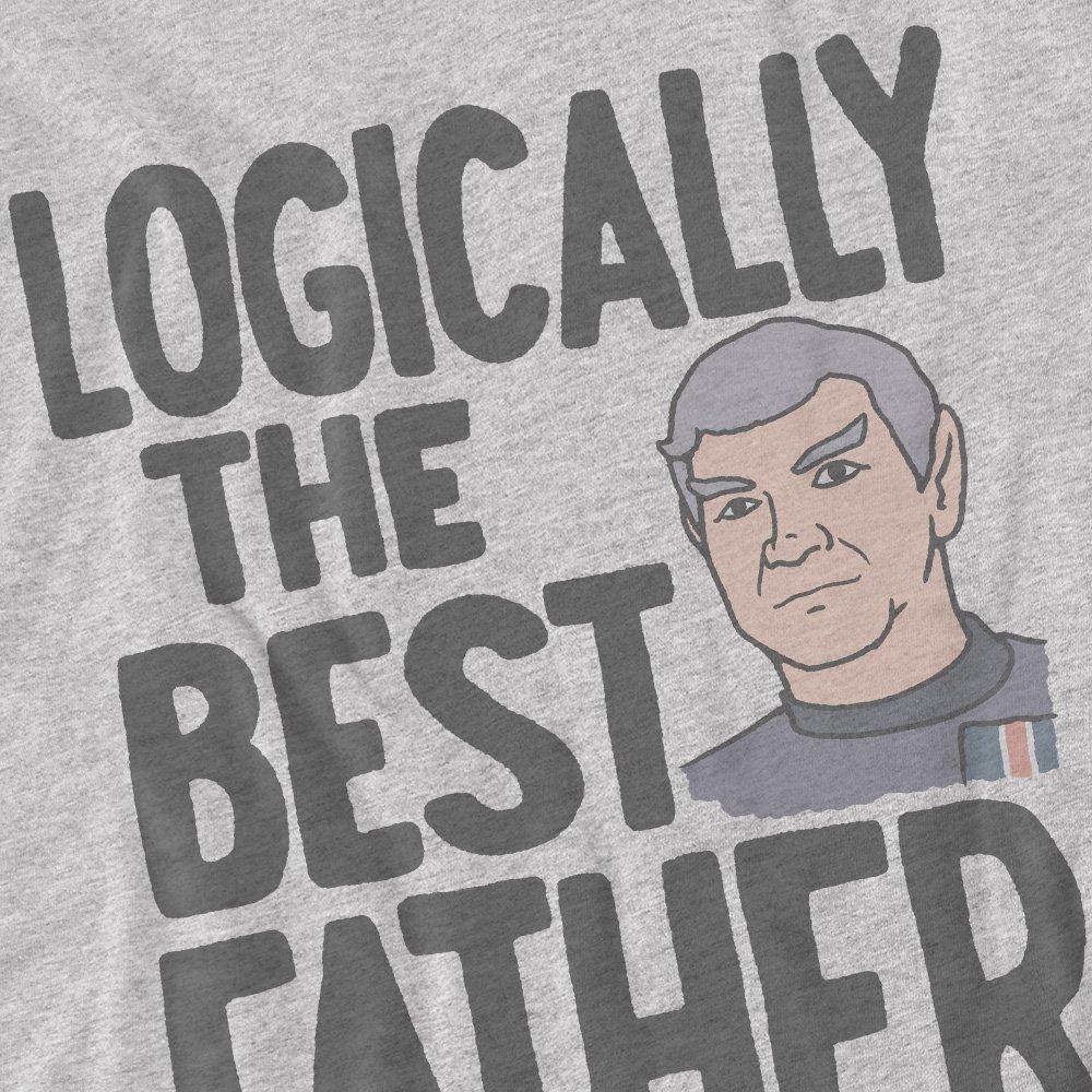 Light Grey - Star Trek - Star Trek Star Trek Logically The Best Father T Sh - 2