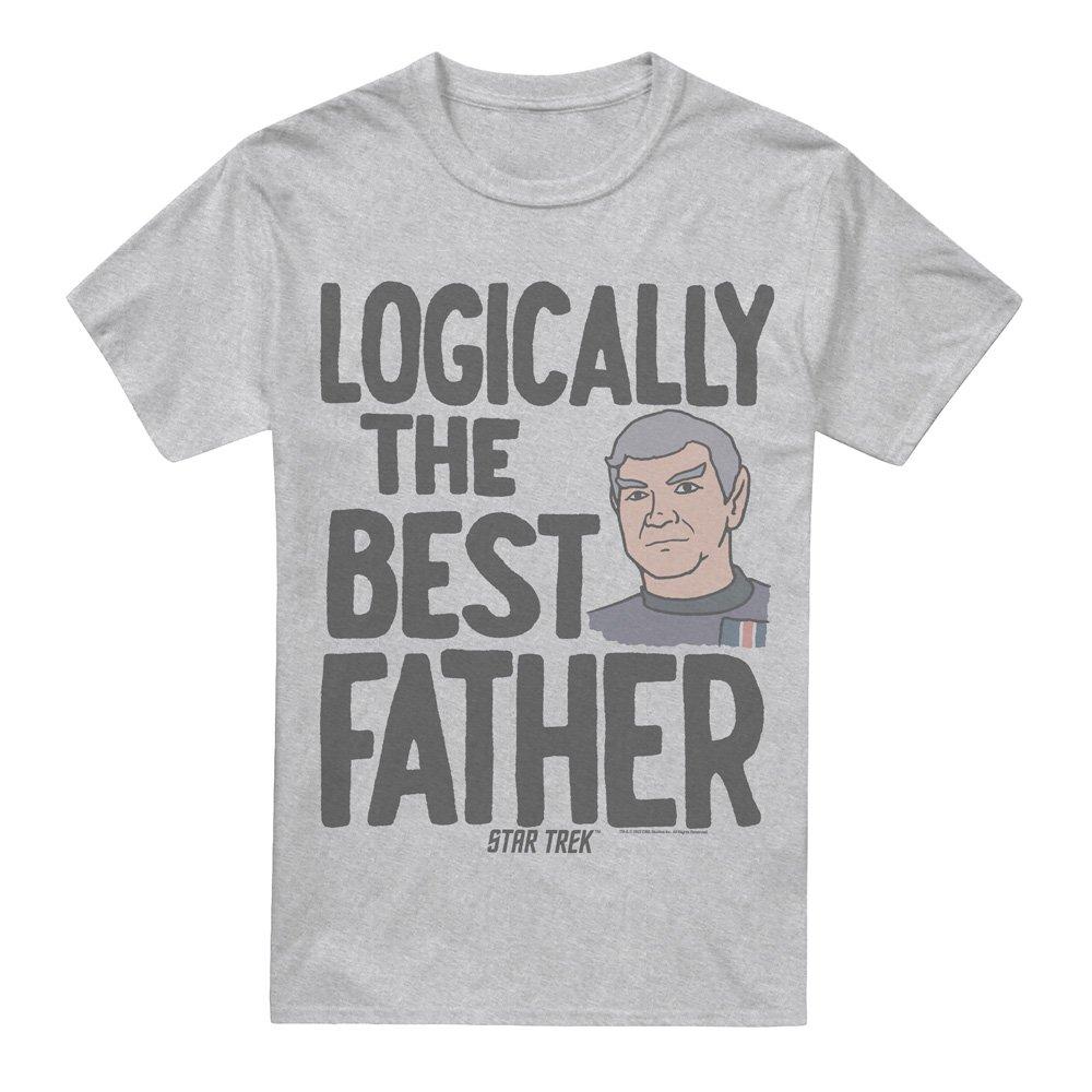 Light Grey - Star Trek - Star Trek Star Trek Logically The Best Father T Sh - 4