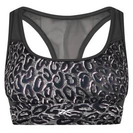 Reebok Lux Racer Padded Sports Bra Womens Medium Impact