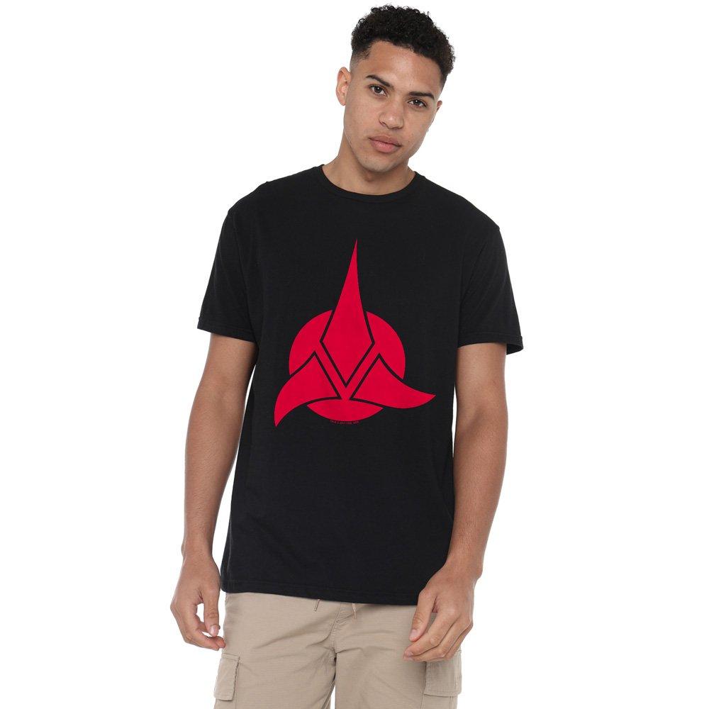 Black - Star Trek - Star Trek Klingon Logo T Shirt Black - 1