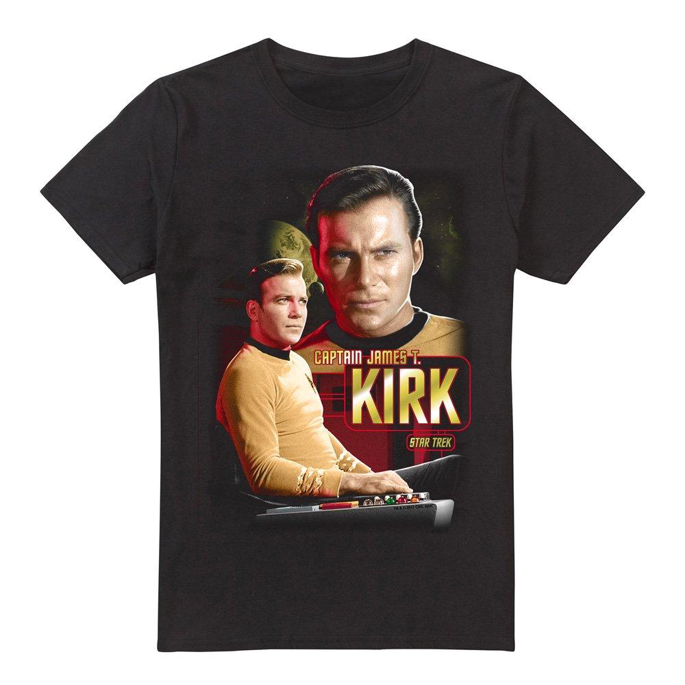 Black - Star Trek - Star Trek Captain Kirk T Shirt Black - 4