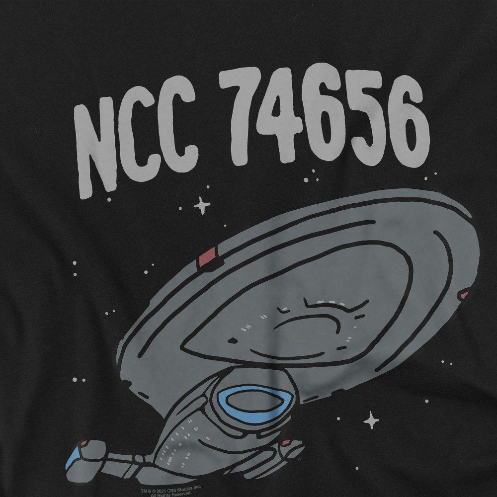 Black - Star Trek - Star Trek The Intrepid Class T Shirt Black - 2