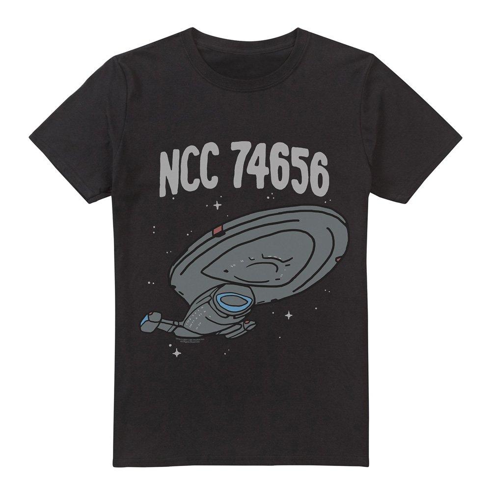 Black - Star Trek - Star Trek The Intrepid Class T Shirt Black - 4
