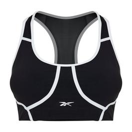 Reebok Lux Racer Colorblocked Padded Bra Womens Medium Impact Sports