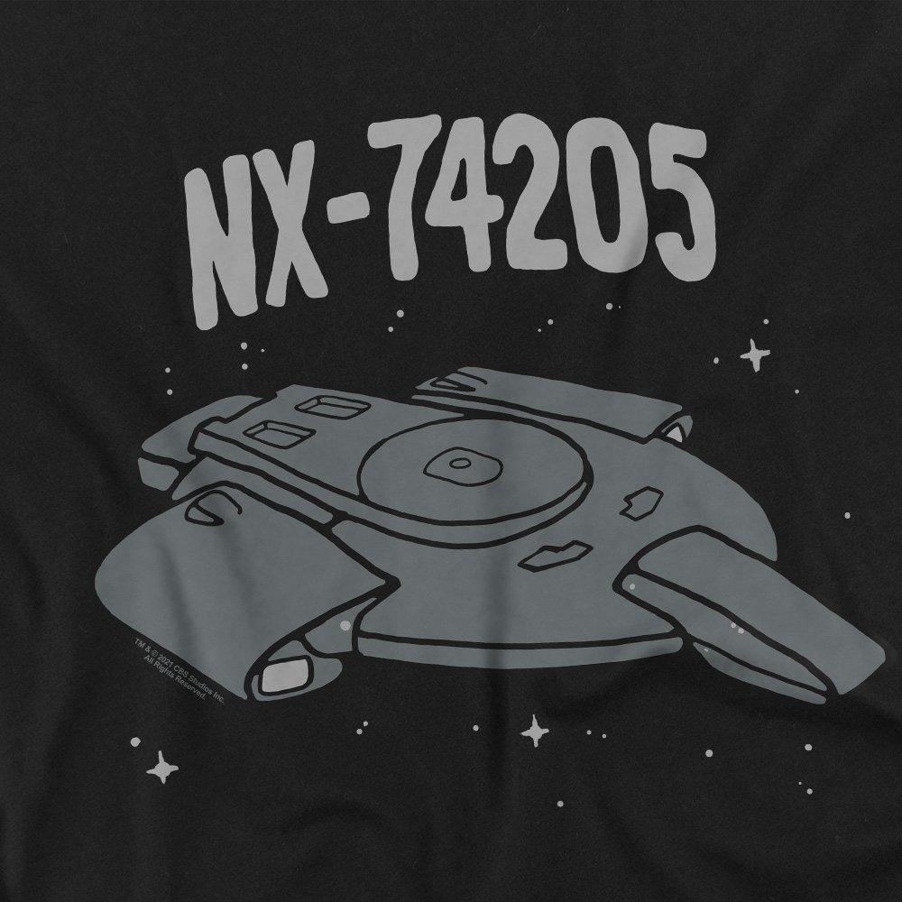 Black - Star Trek - Star Trek The Defiant T Shirt Black - 2
