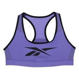 Reebok Lux Racer Medium Impact Sports Bra Womens Medium Impact