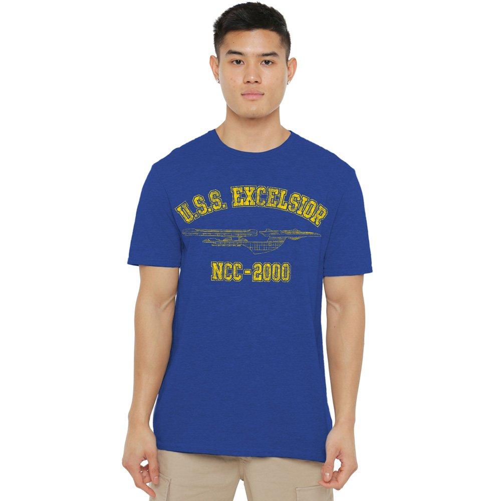 Royal - Star Trek - Star Trek Excelsior AthleticT Shirt Royal Blue - 1