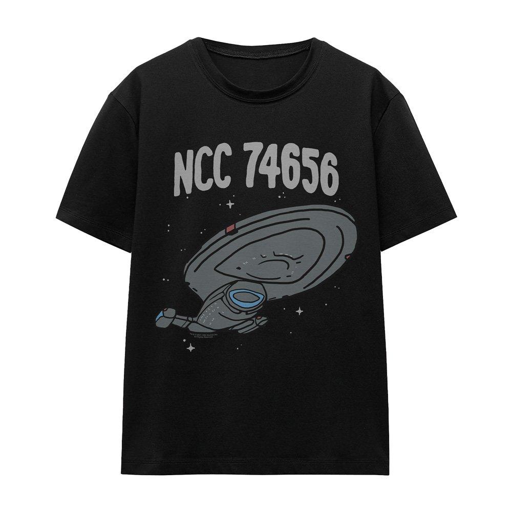 Black - Star Trek - Star Trek The Intrepid Class T-Shirt Black - 4