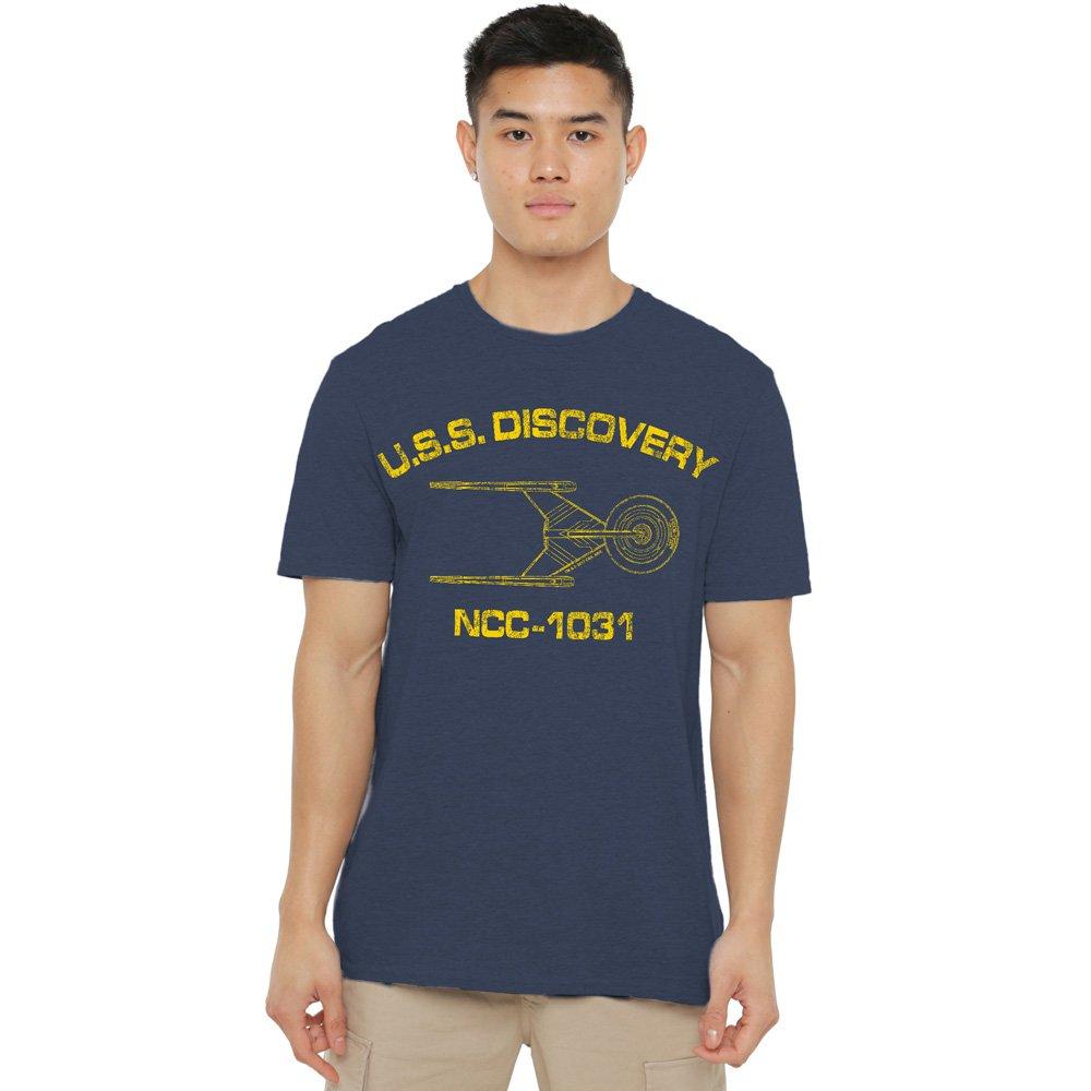 Navy - Star Trek - Star Trek Discovery Discovery Athletic T-Shirt Na - 1