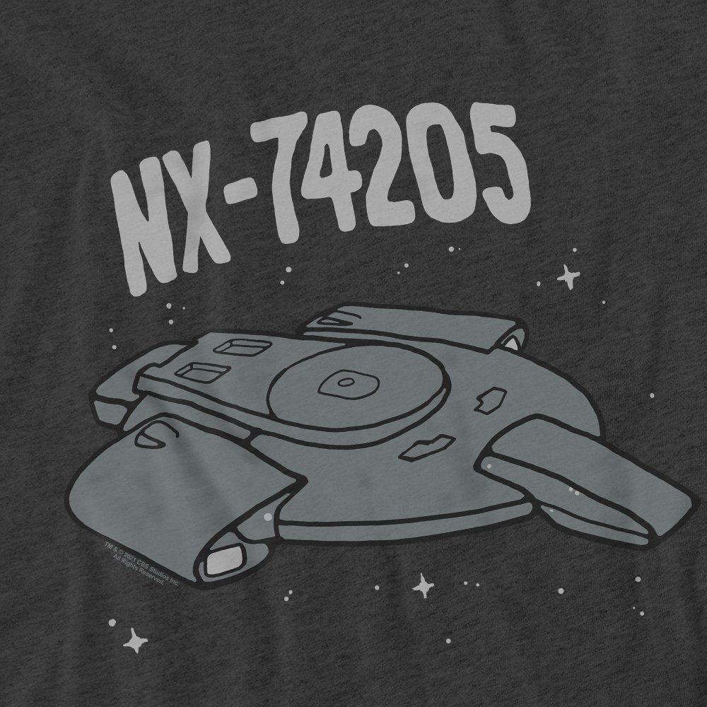 Charcoal - Star Trek - Star Trek The Defiant-Uk Heather-Charcoal - 2