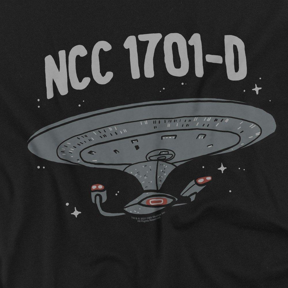 Black - Star Trek - Star Trek The Next Generaton Unisex Adult T Shirt - 2