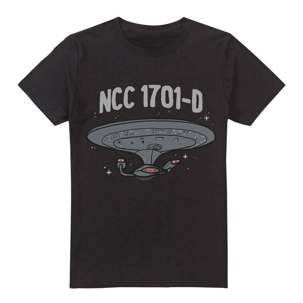 Black - Star Trek - Star Trek The Next Generaton Unisex Adult T Shirt - 4