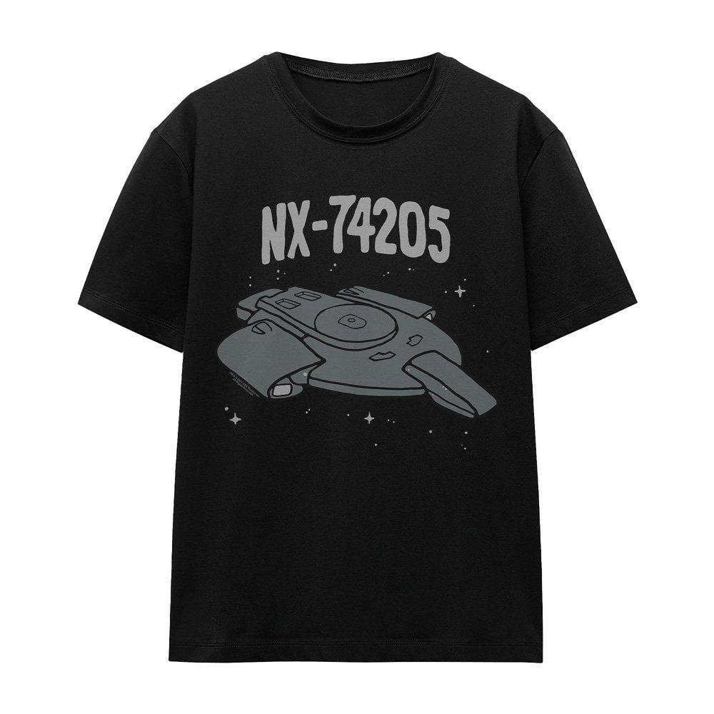 Black - Star Trek - Star Trek The Defiant T-Shirt Black - 4
