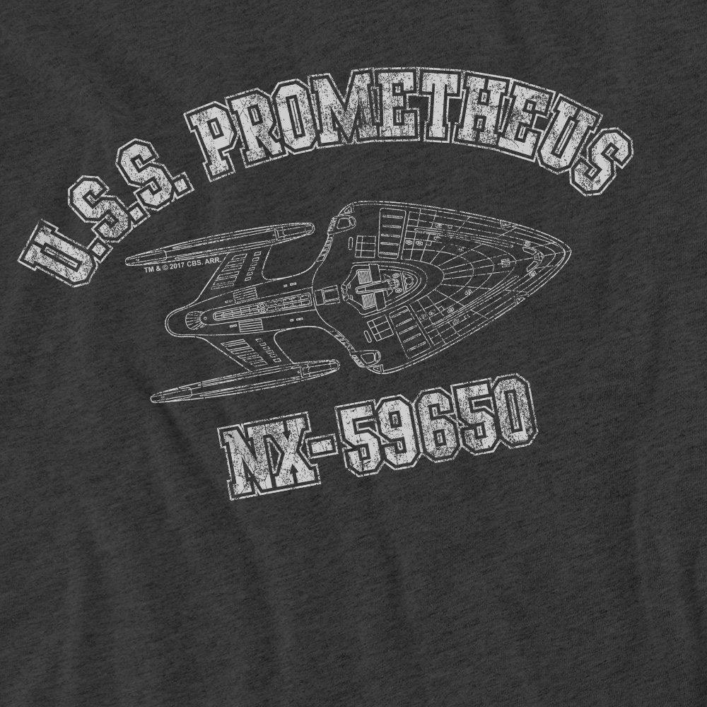 Charcoal - Star Trek - Star Trek Prometheus AthleticT Shirt Charcoal - 2