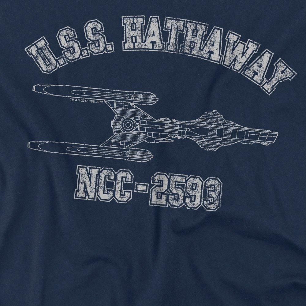 Navy - Star Trek - Star Trek Hathaway Athletic Unisex T Shirt Navy - 2