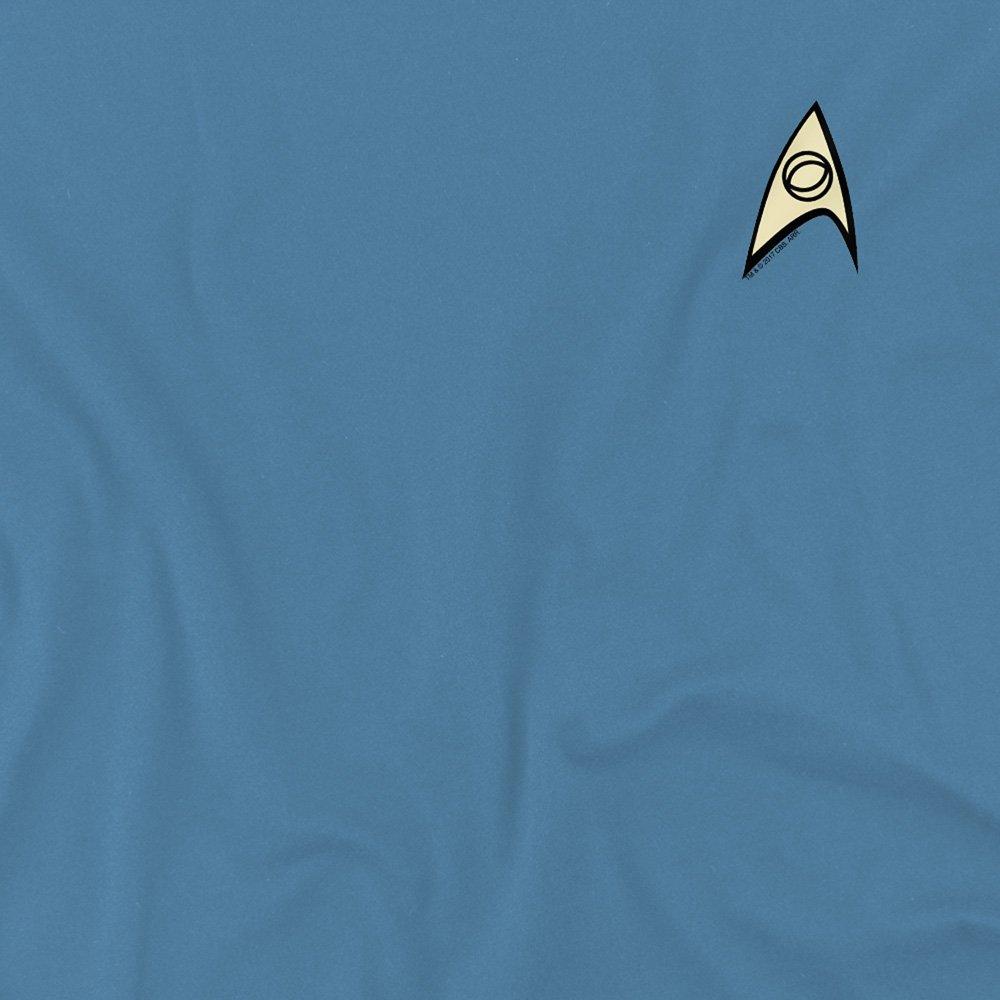 Blue - Star Trek - Star Trek Science Uniform T Shirt Carolina Blue - 2