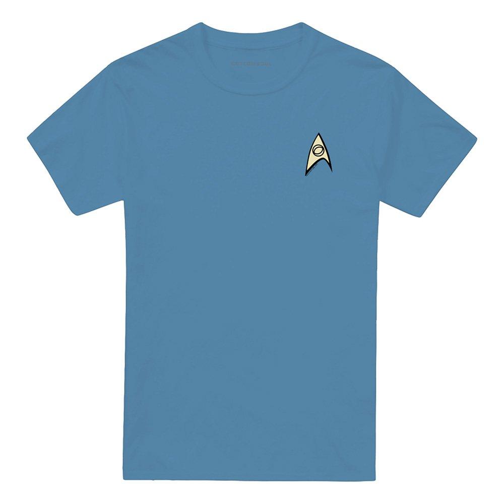 Blue - Star Trek - Star Trek Science Uniform T Shirt Carolina Blue - 4