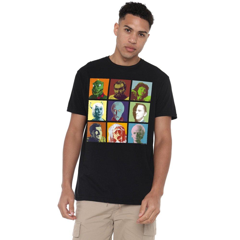 Black - Star Trek - Star Trek Alien Squares T Shirt Black - 1