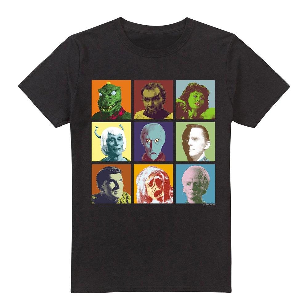 Black - Star Trek - Star Trek Alien Squares T Shirt Black - 4