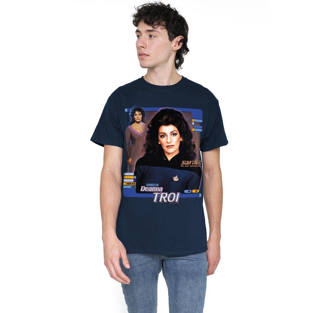 Navy - Star Trek - Star Trek Deanna Troi T Shirt Navy - 1