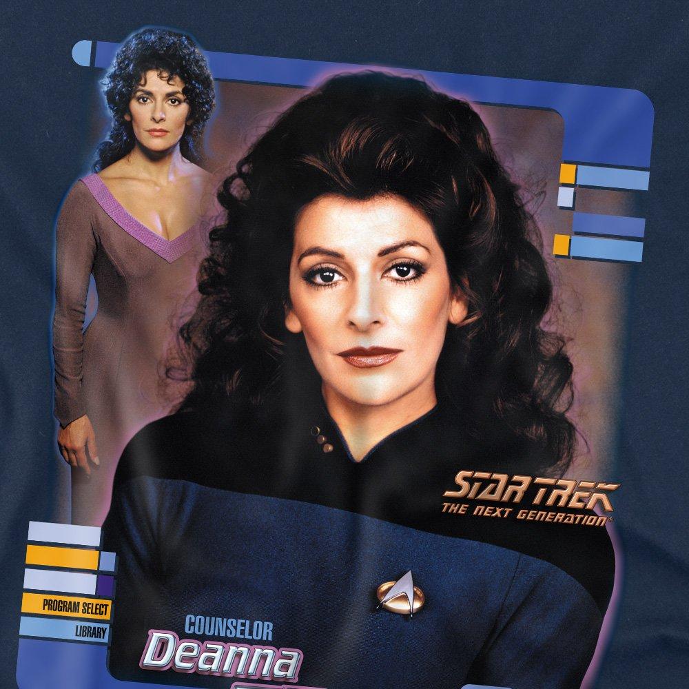 Navy - Star Trek - Star Trek Deanna Troi T Shirt Navy - 2