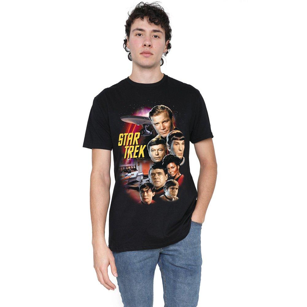 Black - Star Trek - St Original The Classic Crew T-Shirt Black - 1