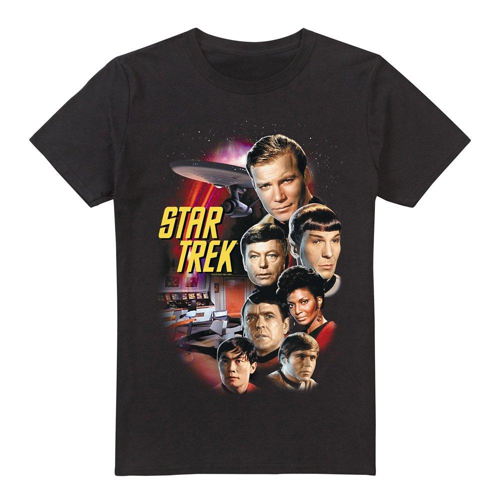 Black - Star Trek - St Original The Classic Crew T-Shirt Black - 4