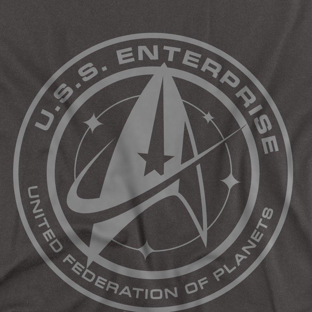 Charcoal - Star Trek - Star Trek Discovery Enterprise Crest Long Sleeve T - 2