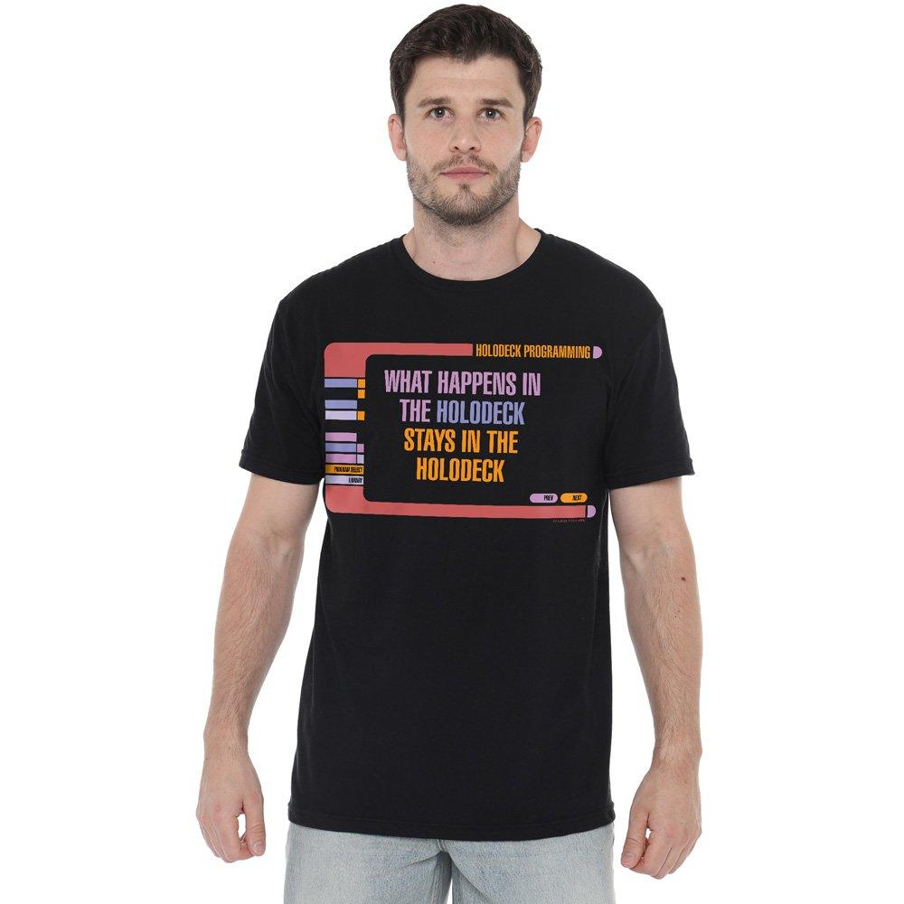 Black - Star Trek - Star Trek Holodeck Secrets T Shirt Black - 1
