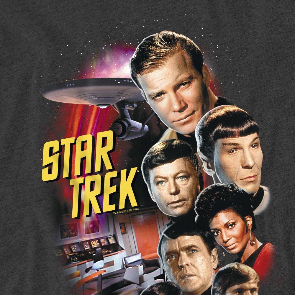 Charcoal - Star Trek - St Original The Classic Crew T-Shirt Charcoal - 2